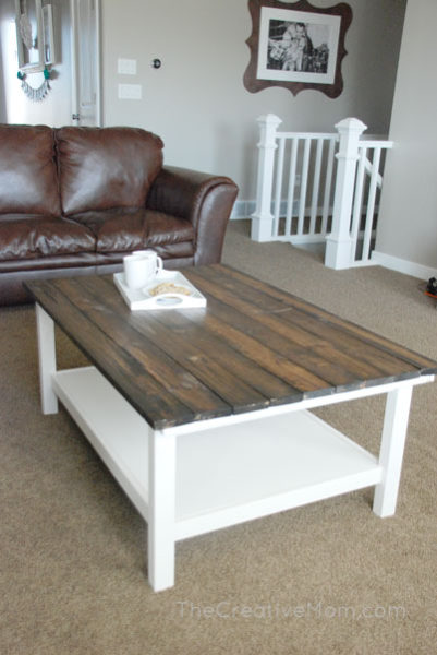 Plank top Coffee table