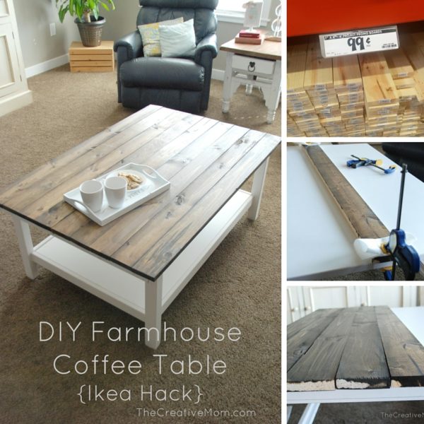 Ikea Hack Planked Coffee Table