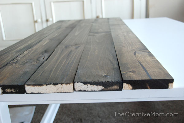 DIY Planked Coffee Table