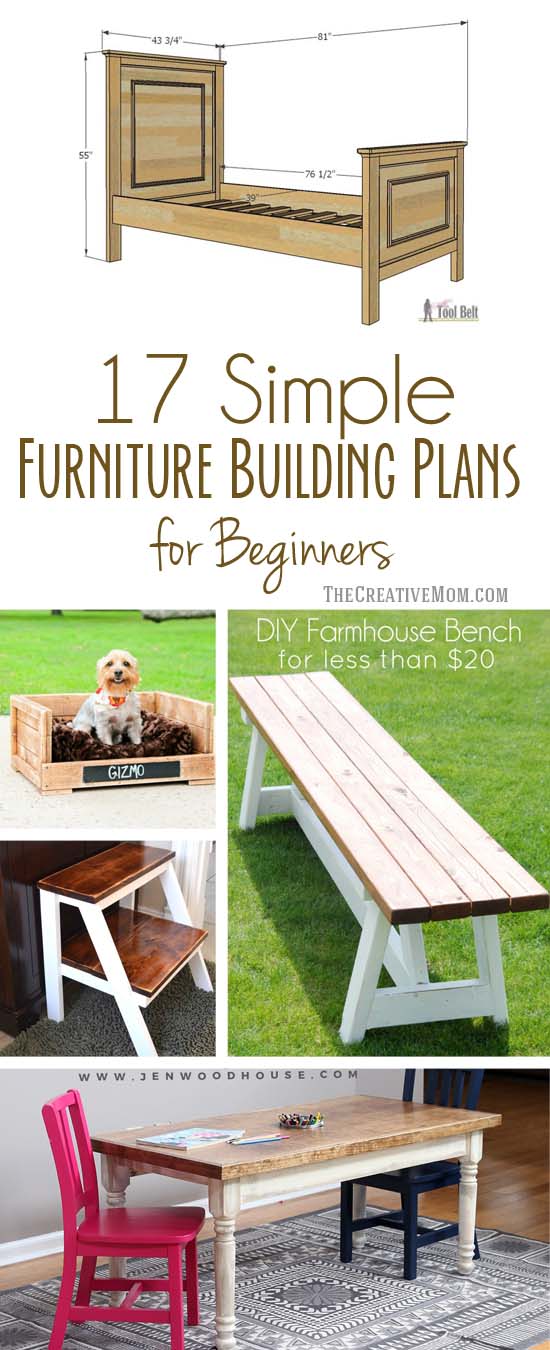17 simple furniture building plans for beginners