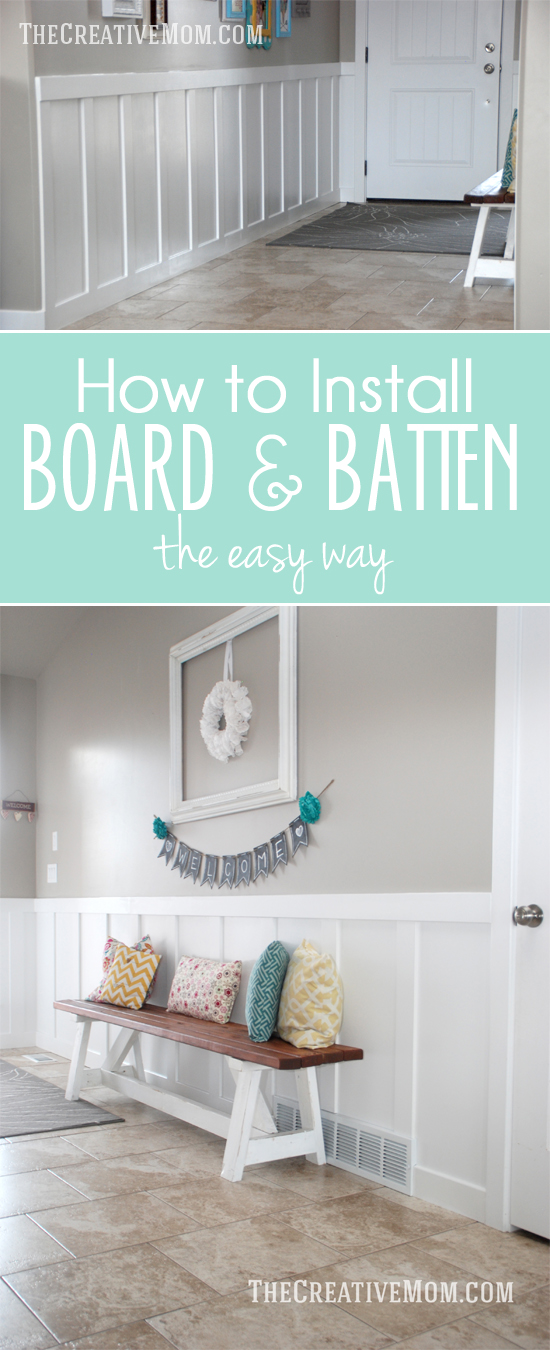 how to install board and batten the easy way