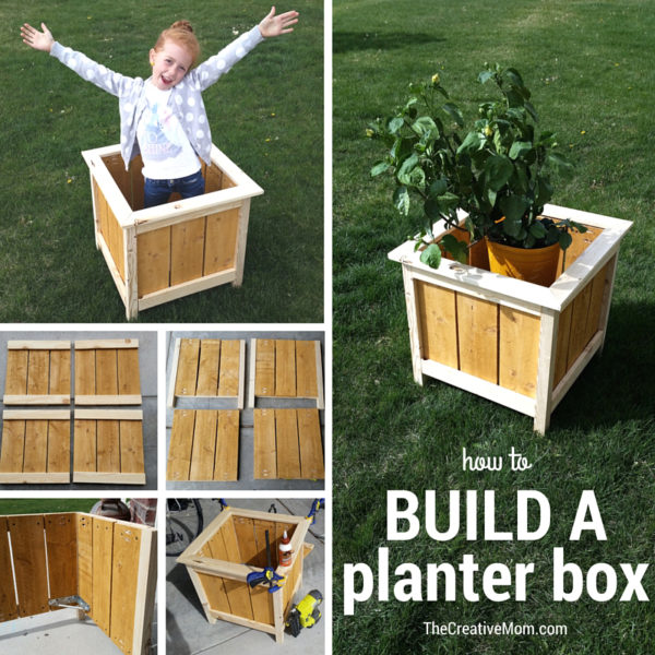collage diy planter box