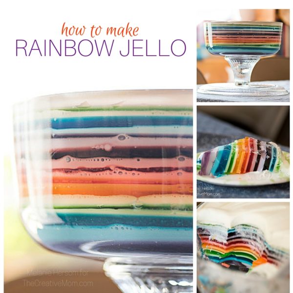 how to make rainbow jello