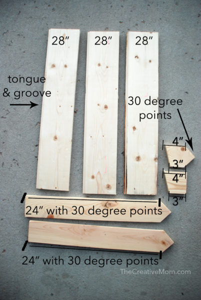 holiday sign measurements