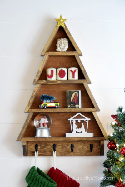 How to Make a Christmas Tree Shelf