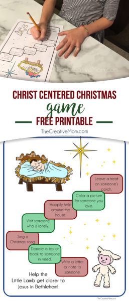 christ centered christmas game printable