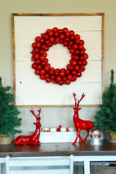 wreath display frame
