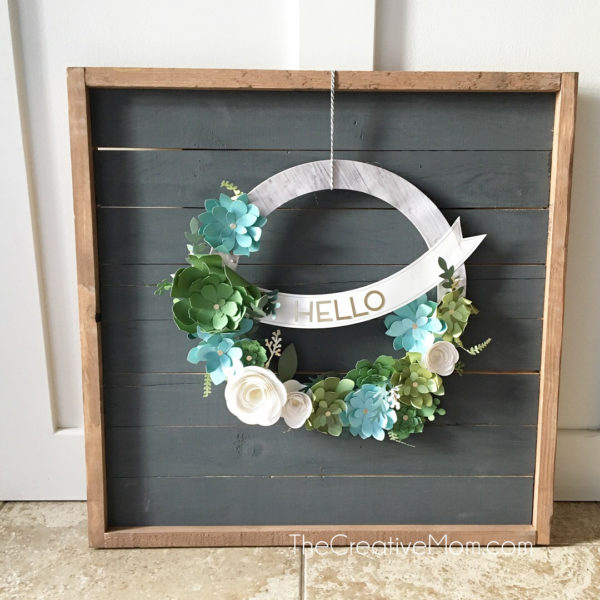 wreath display frame