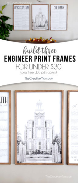 DIY engineer print frame