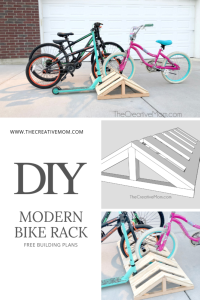 modern bike rack