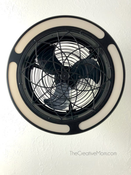 enclosed ceiling fan