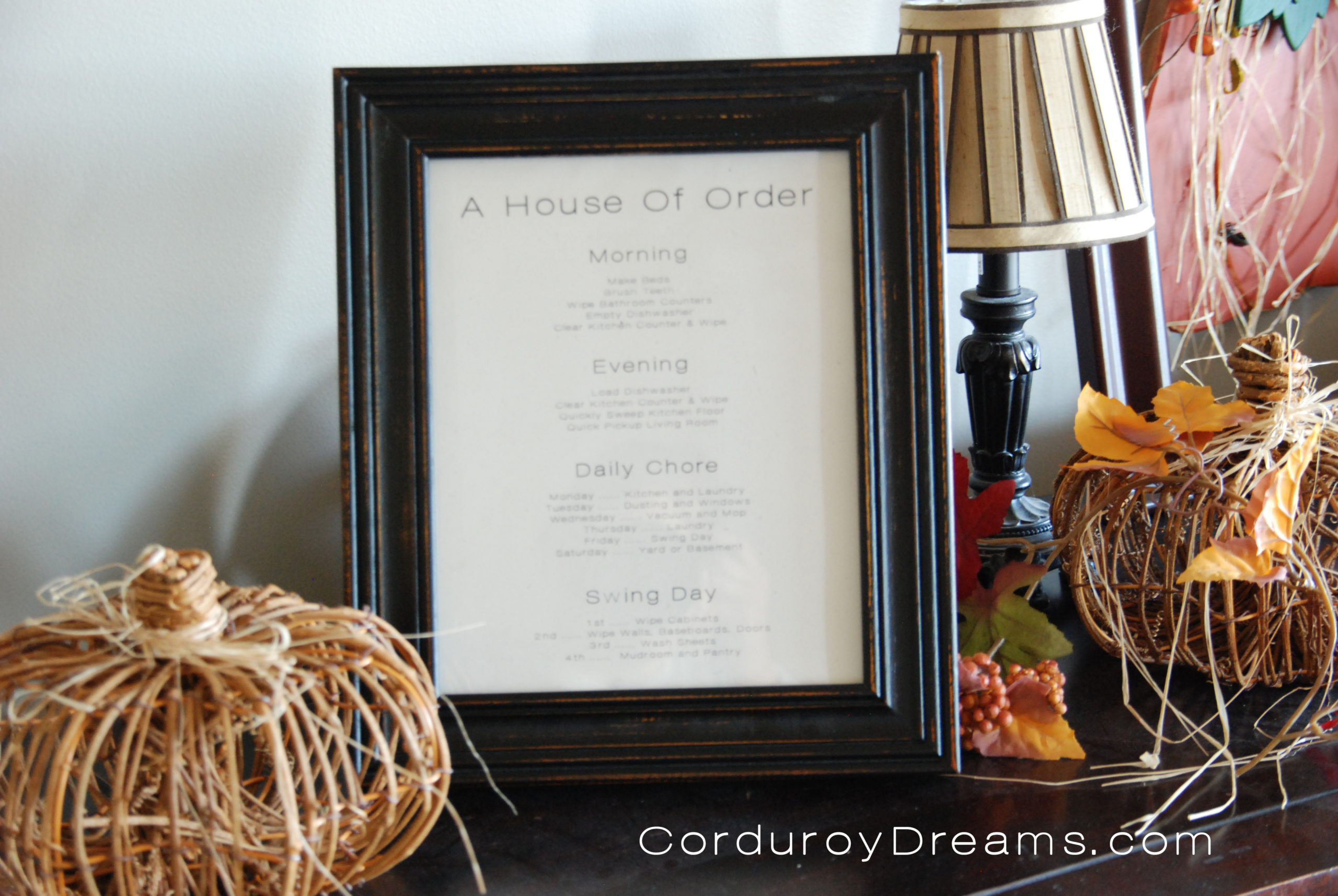 A House of Order {Printable Chore Charts}