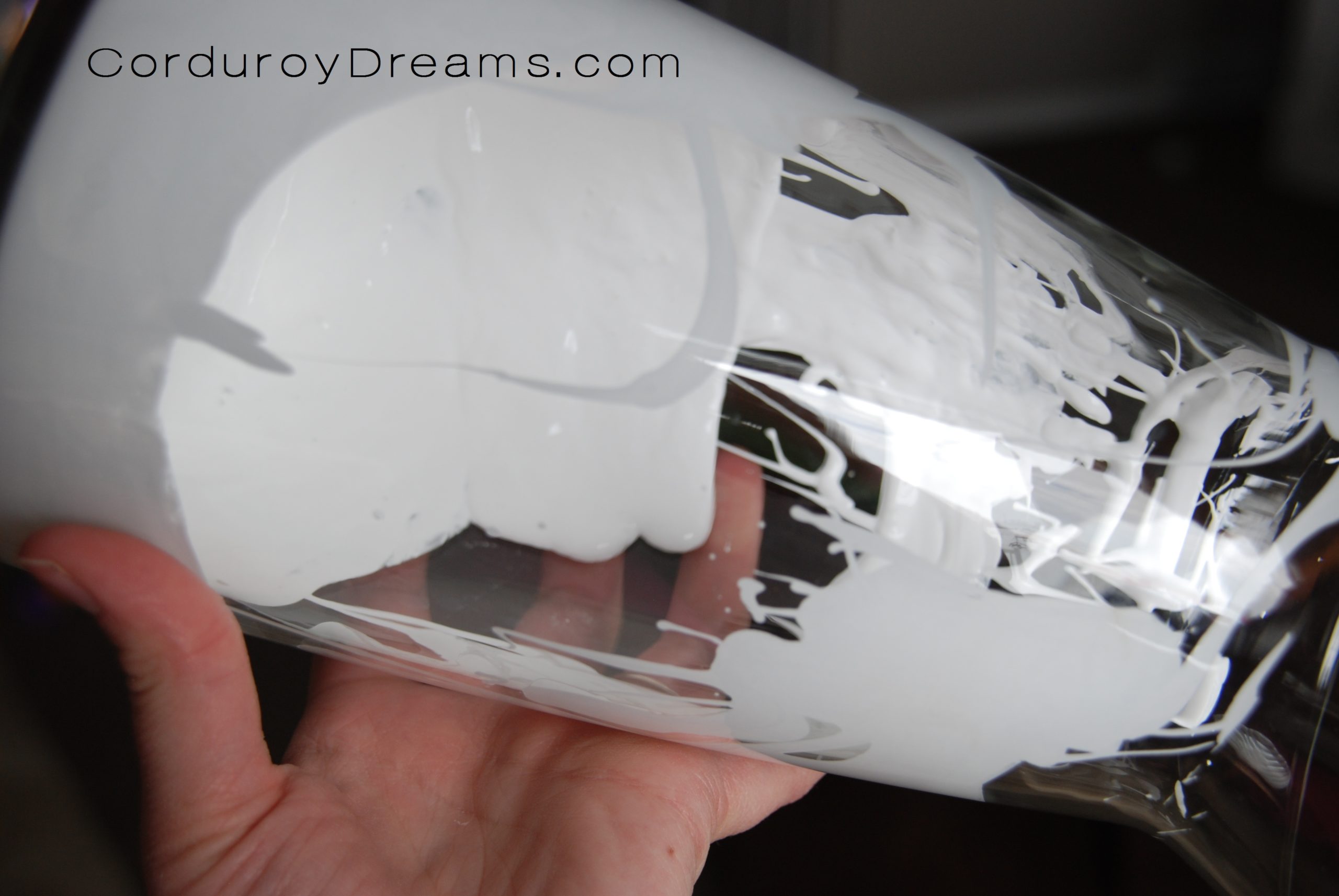 How to Paint a Glass Vase {tutorial} The Creative Mom