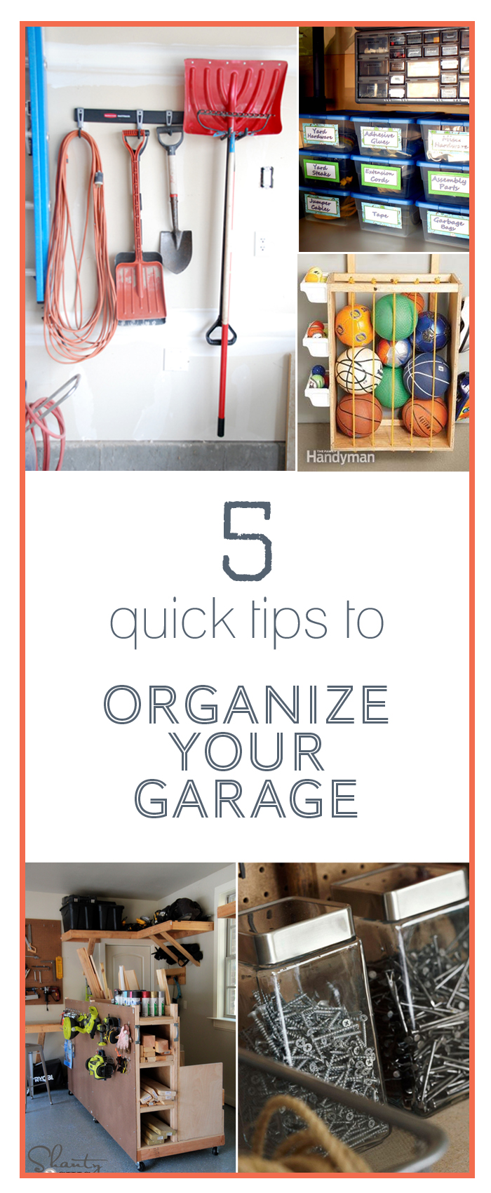 5 Quick Tips to Organize Your Garage - The Creative Mom
