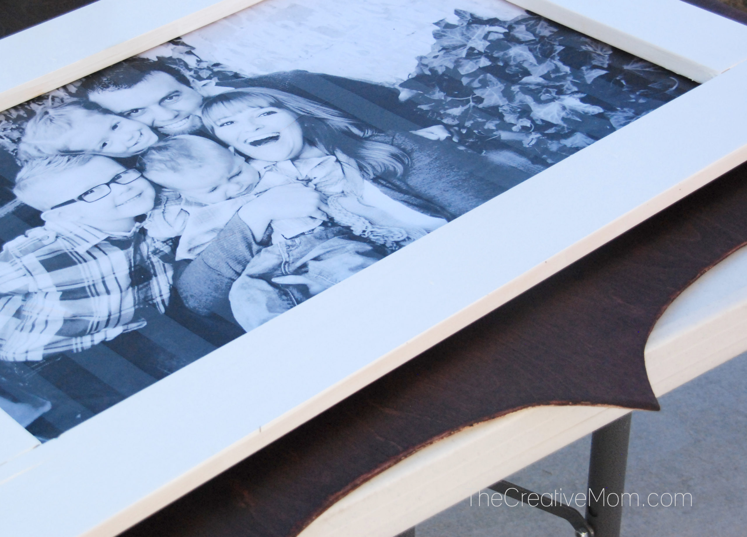 DIY Jumbo Picture Frame The Creative Mom