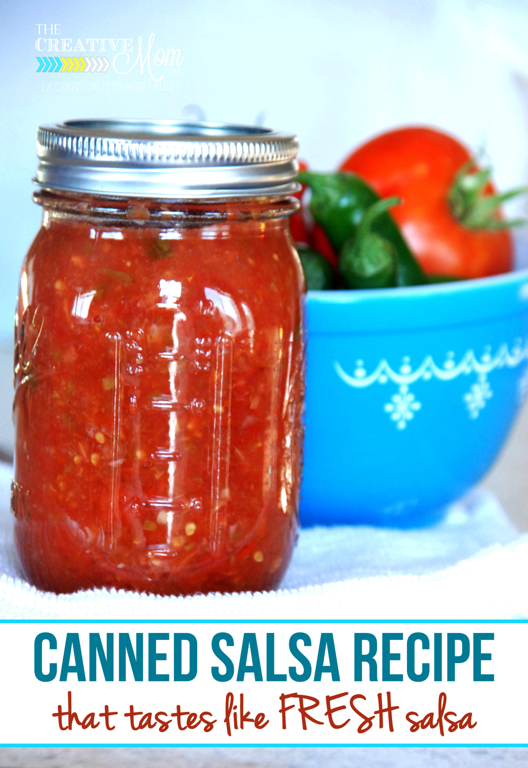 Canned Salsa Recipe that Tastes Like FRESH Salsa