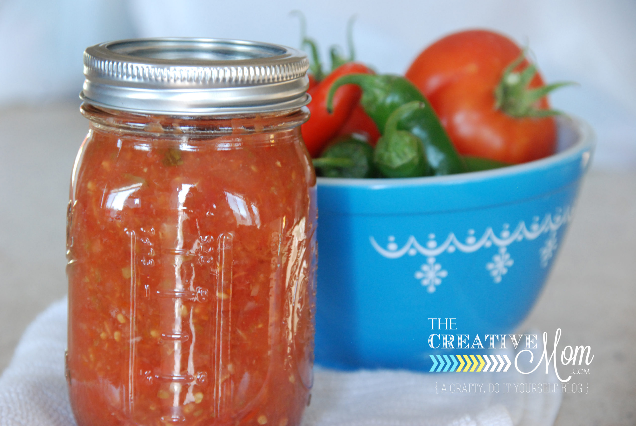 Canned Salsa Recipe that Tastes Like FRESH Salsa - The Creative Mom