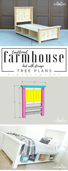 farmhouse bed