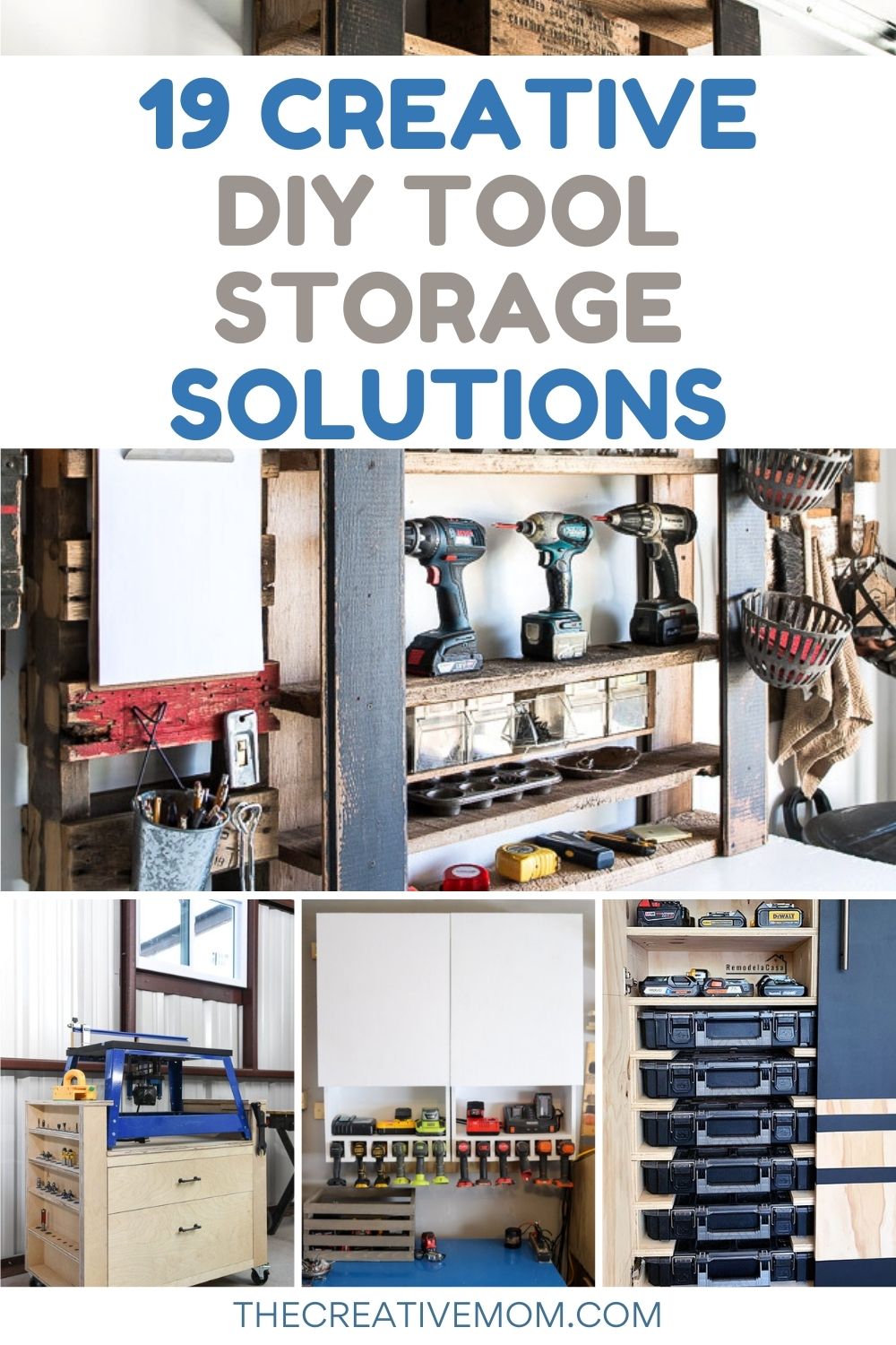 Garage Organization - Charging Station + Tool Storage Cabinet  Tool storage  diy, Diy storage cabinets, Garage storage shelves