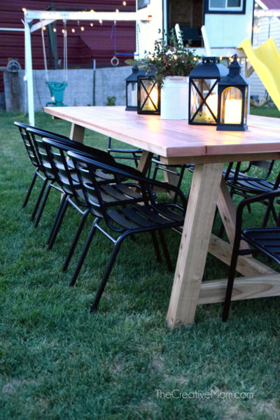 Outdoor Dining Table Building Plans, Outdoor Farmhouse Dining Table