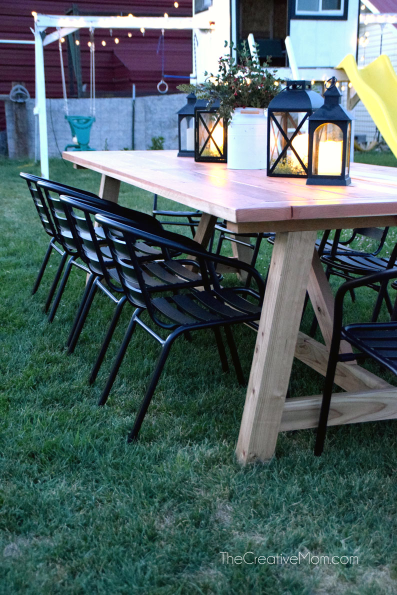 Outdoor Dining Table Building Plans
