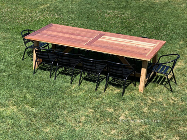 outdoor farmhouse table
