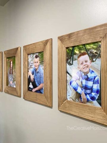 How to Build Easy Picture Frames (free building plans)
