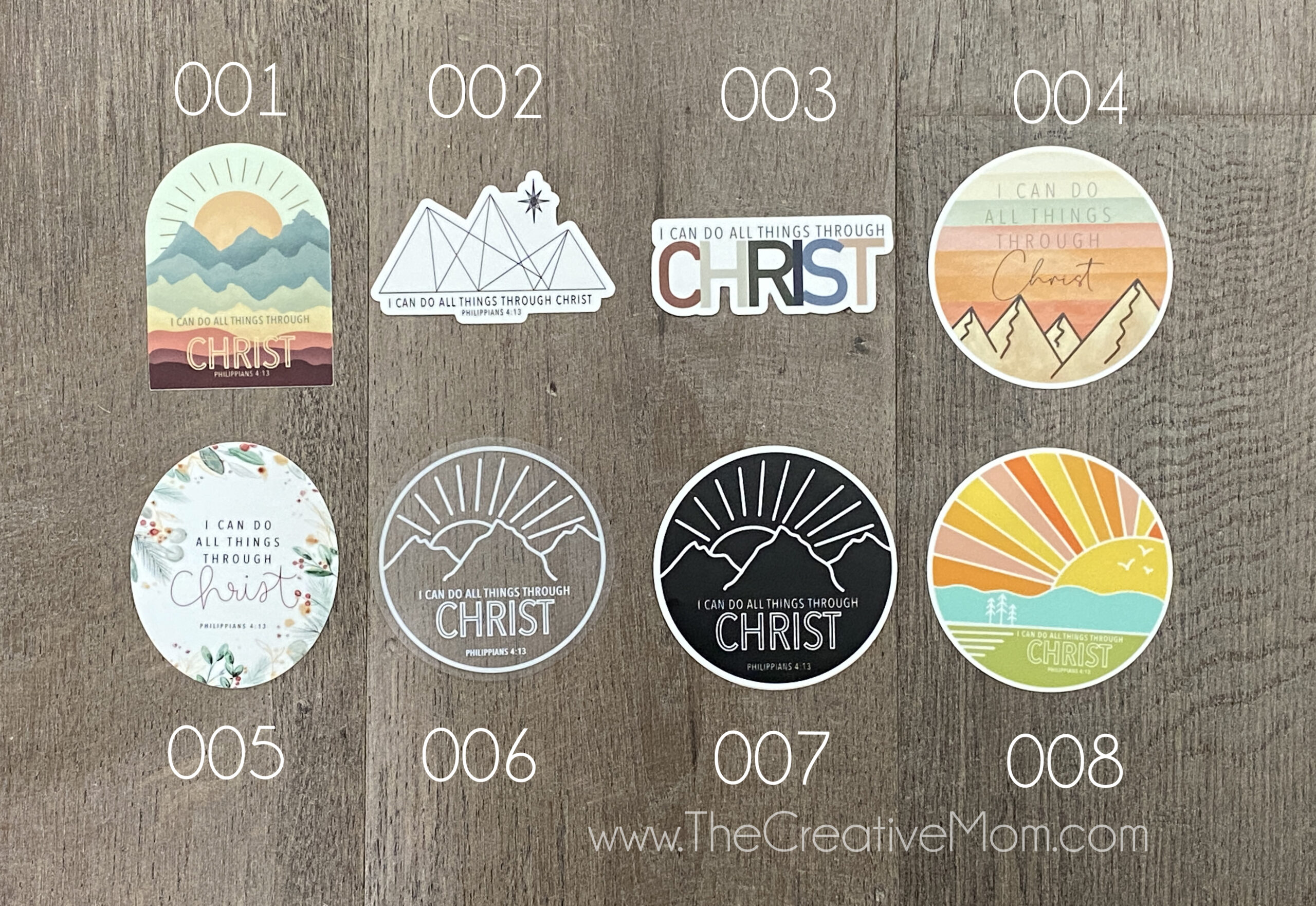 Jesus Stickers for Kids - 48 pcs Stickers (4 Sets X 3 Sheets each set) –  New8Store